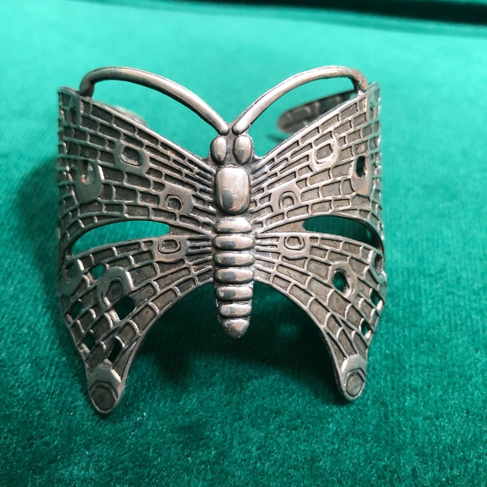 Butterfly cuff bracelet